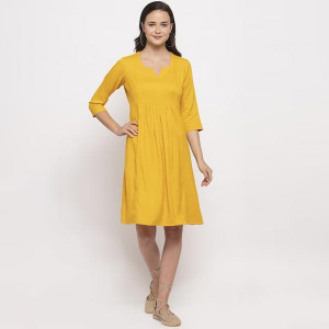 Women Yellow Dress