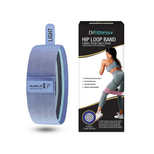 Blue Fabric Resistance Band