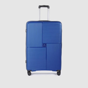 ALLIANCE Textured Hard Large Trolley Suitcase