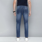 Men Blue Tapered Fit Mid-Rise Clean Look Stretchable Jeans
