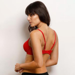 Red Solid Underwired Lightly Padded T-shirt Bra