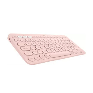 Logitech K380 / Easy-Switch for Upto 3 Devices, Slim Bluetooth Tablet Keyboard (Rose Pink)